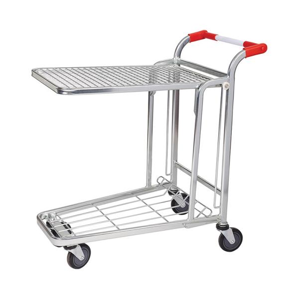 Buy Large Capacity Supermarket Warehouse Logistics Trolley Folding For Transporting Goods at wholesale prices