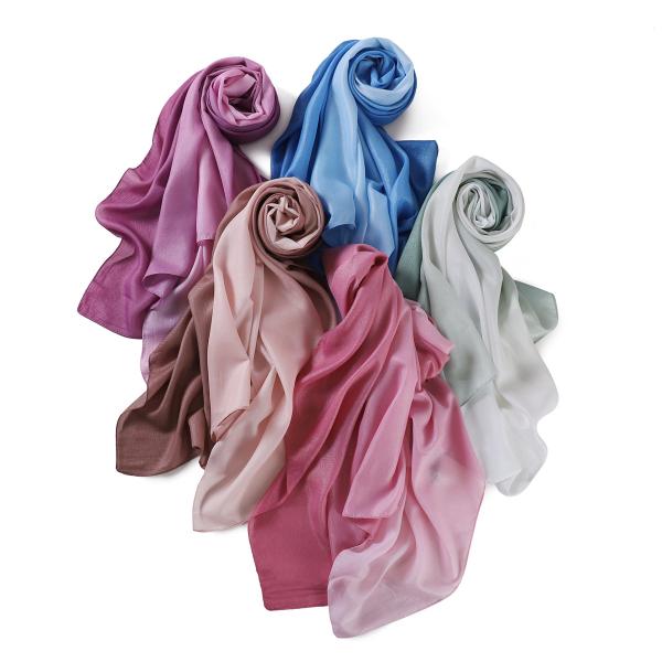 Custom Logo Wholesale Malaysia Muslim Women Lady Printed Hijabi Polyester Patterned Matte Satin Silk Fabric Shawl Hijab