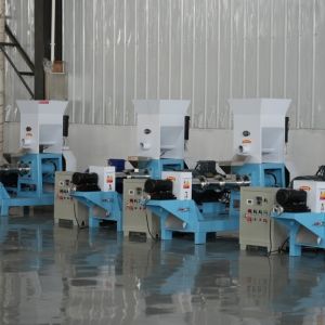 5.5kw Floating Fish Feed Pellet Mill Single Screw Pet Food Extruder Machine