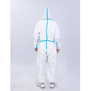 EN14126 Disposable Coverall Medical Protective Clothing Sterile XXL