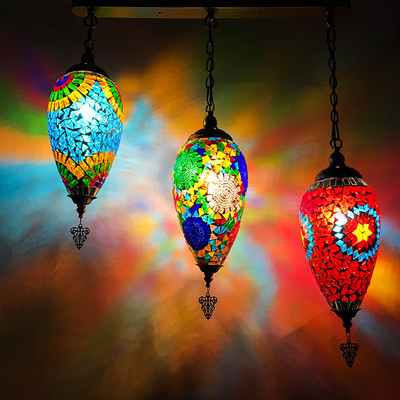 Bohemian chandelier Southeast Asian Cafe Restaurant Hotel Club Turkish chandelier(WH-DC-25)