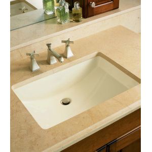 Rectangular Undermount Design Commercial Hand Wash Basin Scratch-Resistant