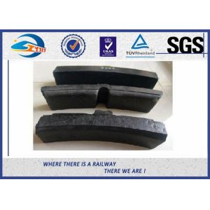 Customized Railway Brake Blocks Pad Grey Cast Iron train brake shoes