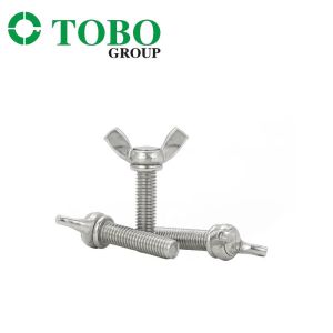 TOBO 304 316 Stainless Steel Butterfly Wing Head Bolt