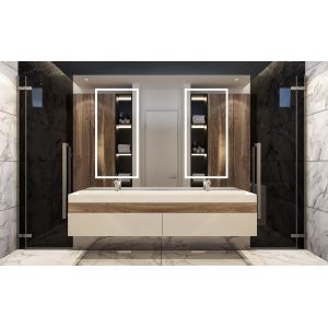 Modern ODM Modular Bathroom Cabinet SGS Modular Wash Basin Cabinet