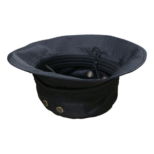 Customize Black Fisherman Bucket Hat Custom logo For man woman