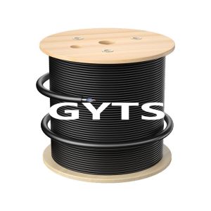 GYTS GYTA 12 24 48 96 Core Fiber Optic Cable Black Outdoor Armored Cable