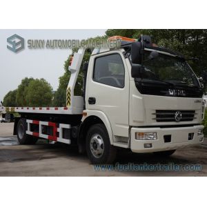 5 Ton DFAC Road Rescue Flatbed Wrecker Tow Truck Dongfeng