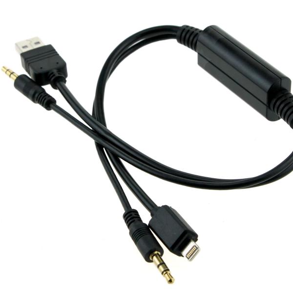 China BMW 8pin cable with 3.5MM AUX Interface Adapter for MINI iPOD iPHONE 5 5S 5C Lighting on sale China BMW 8pin cable with 3.5MM AUX Interface Adapter for MINI iPOD iPHONE 5 5S 5C Lighting on sale