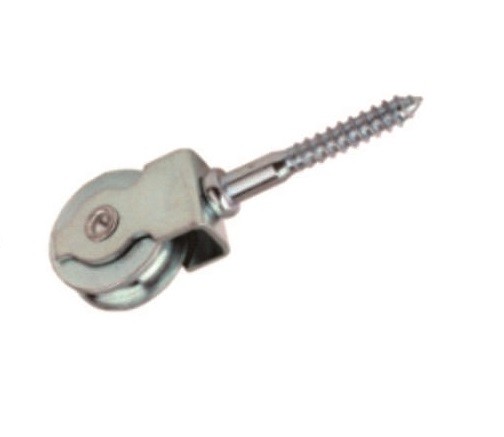 Buy Steel Bolt Screw Diecast Wire Pulling Pulley 1/4'' at wholesale prices