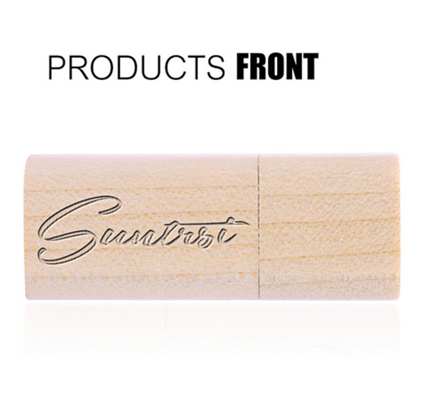 Customized Logo 4GB 8GB USB Flash Drive Pendrive Wooden USB Sticks