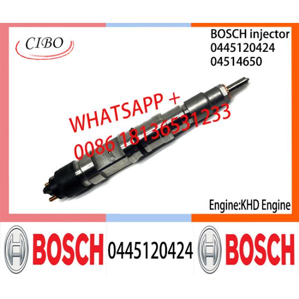 BOSCH 0445120424 Neutral Diesel Fuel Injector Assembly 0445120424 04514650 For