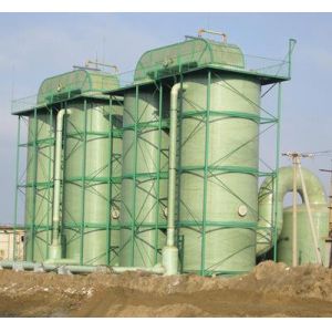 FRP Bromine Purification Tower / Bromine Absorption Tower Cooling Extraction
