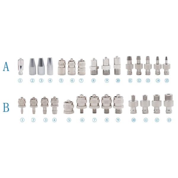 Buy High-quality pressure-resistant metal dispensing syringe metal adapters at wholesale prices