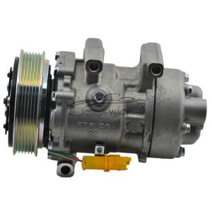 1444 6V12 6PK Vehicle Compressor Car Air Conditioner 12V For Peugeot307 1.6