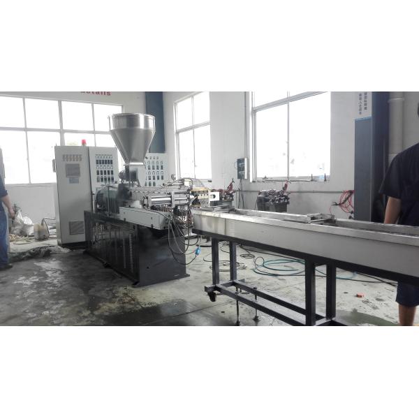 Fiber Enhancing Soft Gridding Plastic Pipe Production Machine , Pvc Twin Screw