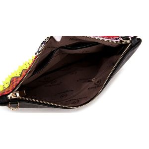 2016 new creative handmade embroidery exquisite fashion pu leather shoulder