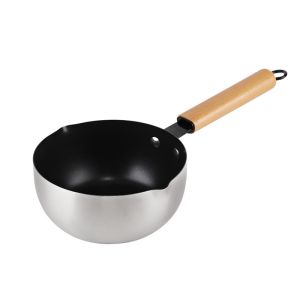 Nonstick Japanese Sauce Pan Single Handle Stainless Steel Sauce Pan