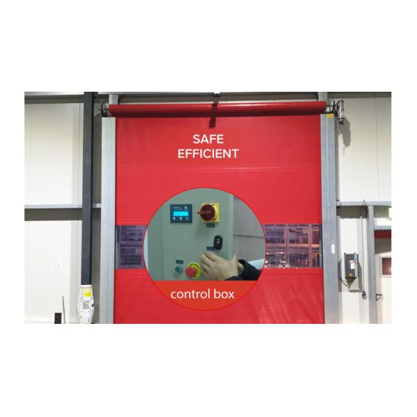 Effortless Installation Rapid Roller Zipper Doors for Safety and Insulation Reliable and Durable PVC Shutter Door