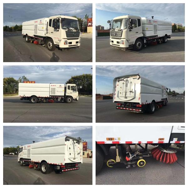 Chinese 9 cbm Water Tank and 7 cbm Dust Waste Tank Dongfeng Sweeper Truck