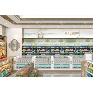 09-SYZSS Pharmacy Store Design With Elegant Chinese Style