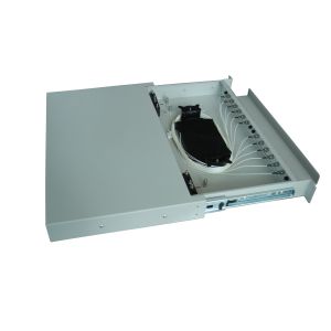 Sliding IP32 48FO Fiber Termination Patch Panel 24port