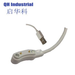 2Pin Hiqh Precision Led Smd Spring Loaded Pin Magnetic Charging Connectors Sus