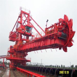 Circular Stockyard Stacker And Reclaimer Coal Fired Power Plant