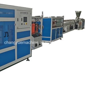 China Professional PVC Pipe Extrusion Machine with Full Intermeshing Engagement System on sale