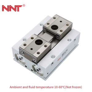 Double piston Small Pneumatic Gripper , CE Double Acting Pneumatic Cylinder