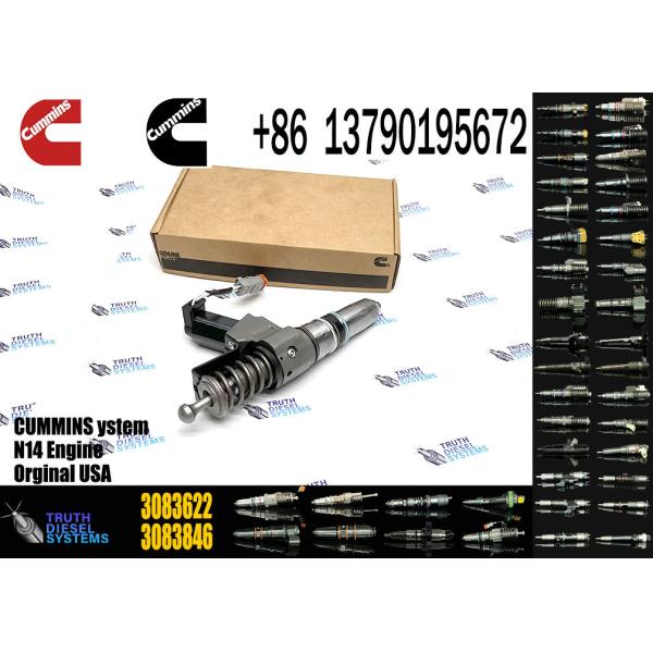 New Construction Machinery Fuel Injector Parts for CUMMINS Diesel Engine Model N14 Replacement Parts 3411766 3083846 3083622