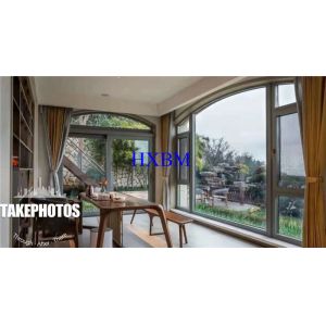 German DIN Wood Clad Replacement Windows 90mm Thickness ISO9001