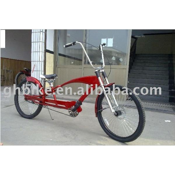 CE and ISO 9001 Accredited Steel Fork Beach Cruiser Bike with Gloss Weight of 19kg