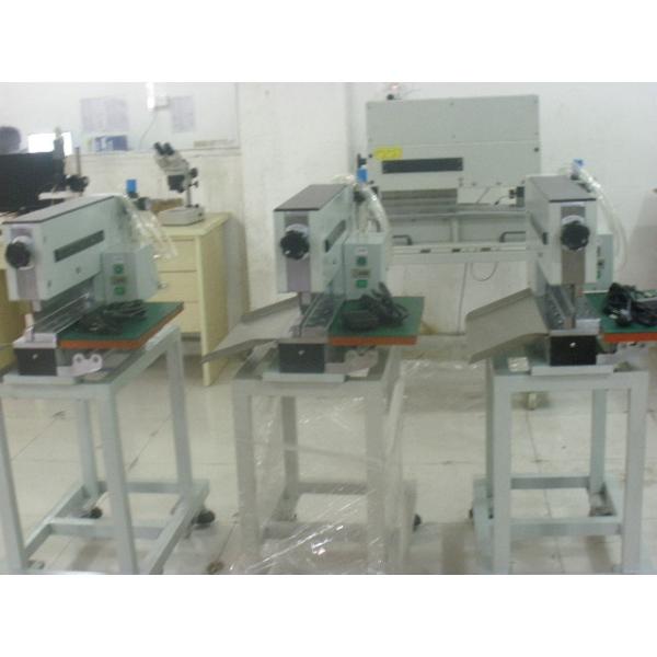 Aluminum Pcb Separator Tool With Ceramic Capacitors, Pneumatically Driven Pcb