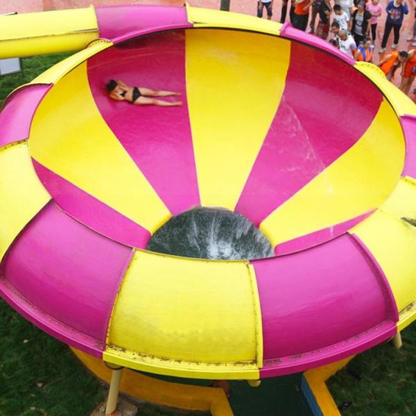 Buy Aqua Park Water Amusement Equipment Fiberglass Bowl Slide at wholesale prices
