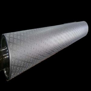 Napkin Paper Embossing Roller HRC62 HV1100 Aluminum Roller Chrome Plating