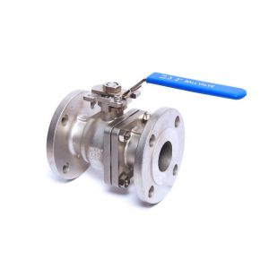 Class 150LB CF8 Stainless Steel Flanged Ball Valve 2 Inch Operating By Handle