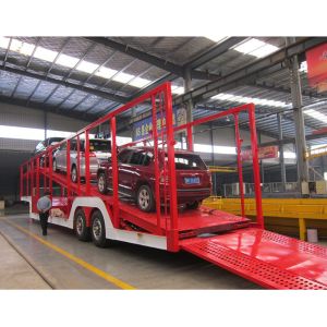 China Custom 2/3 Axles Double Deck 6/8/10 Hydraulic Lifting Car Carrier Semi Trailer with 245/70R19.5 Tires on sale