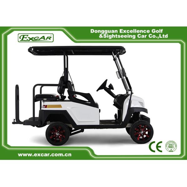 Acid Lead Battery Electric Golf Carts 4 Passenger Car For Tourist