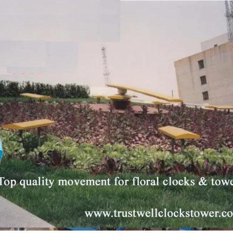 Buy Floral Clocks and Movement Motor 3m 4m 4.5m 5m 6m 7m 12m diameters with marks minute hour second hand & master clock at wholesale prices