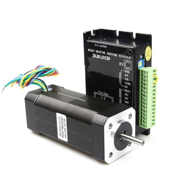 105w 4000rpm 8 Poles Brushless DC Motor 3 phase feedback mechanisms