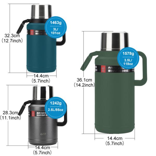 outdoor camping travel Jug 100OZ Vacuum Water Jug Thermal Insulation durable KD-9062