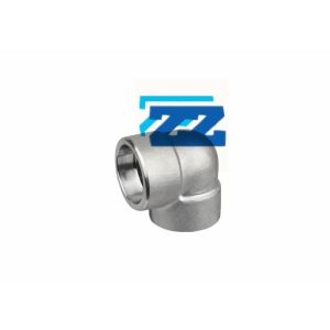 Quality 1 1 / 2 &quot; 3000 LB Socket Weld Elbow , Large Alloy Steel Socket Weld Fittings for sale