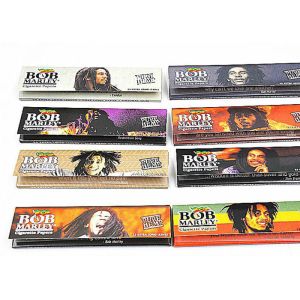 Bob Marley Cigarette Paper Roll 110mm Translucent Hemp Fiber Material