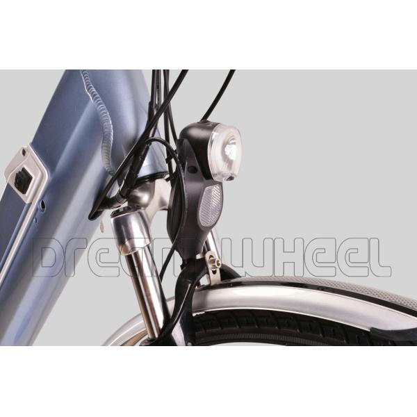 25km/H Ladies Electric Town Bike 36V 250W BAFANG Rear Motor