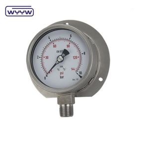 Hydraulic equipment Back Pressure Gauge Stainless Steel 60mm