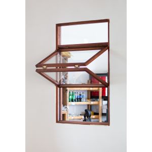 Compact Folding Window Innovation Maximizing Wall Efficiency in Micro-Dwellings