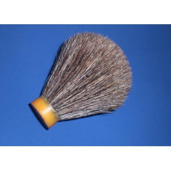 Men Horse Hair Shaving Brush Knot / Brown Color 24mm Beard Head