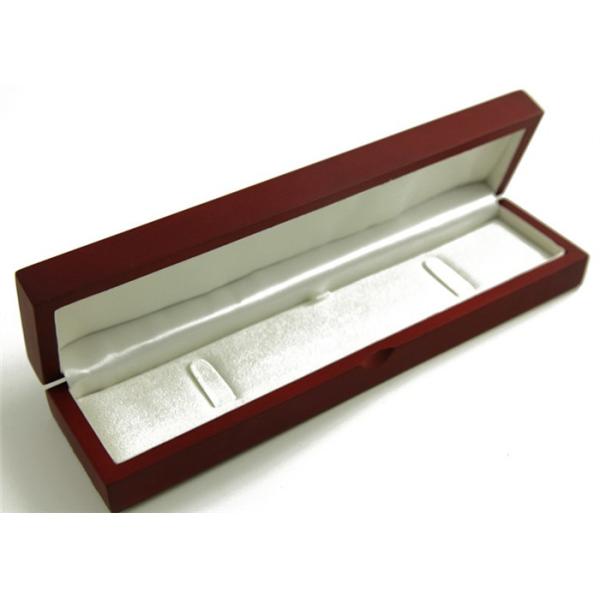 Buy PU Leather Covered  Wooden Jewelry Box Rectangle Environmentally Friendly at wholesale prices