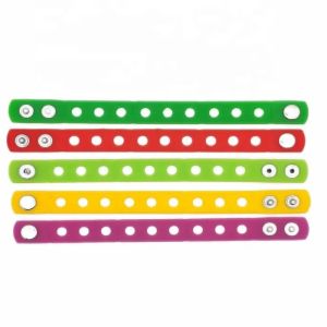 Custom Silicone Bracelet for Christmas Halloween Party Gifts Adjustable 21cm